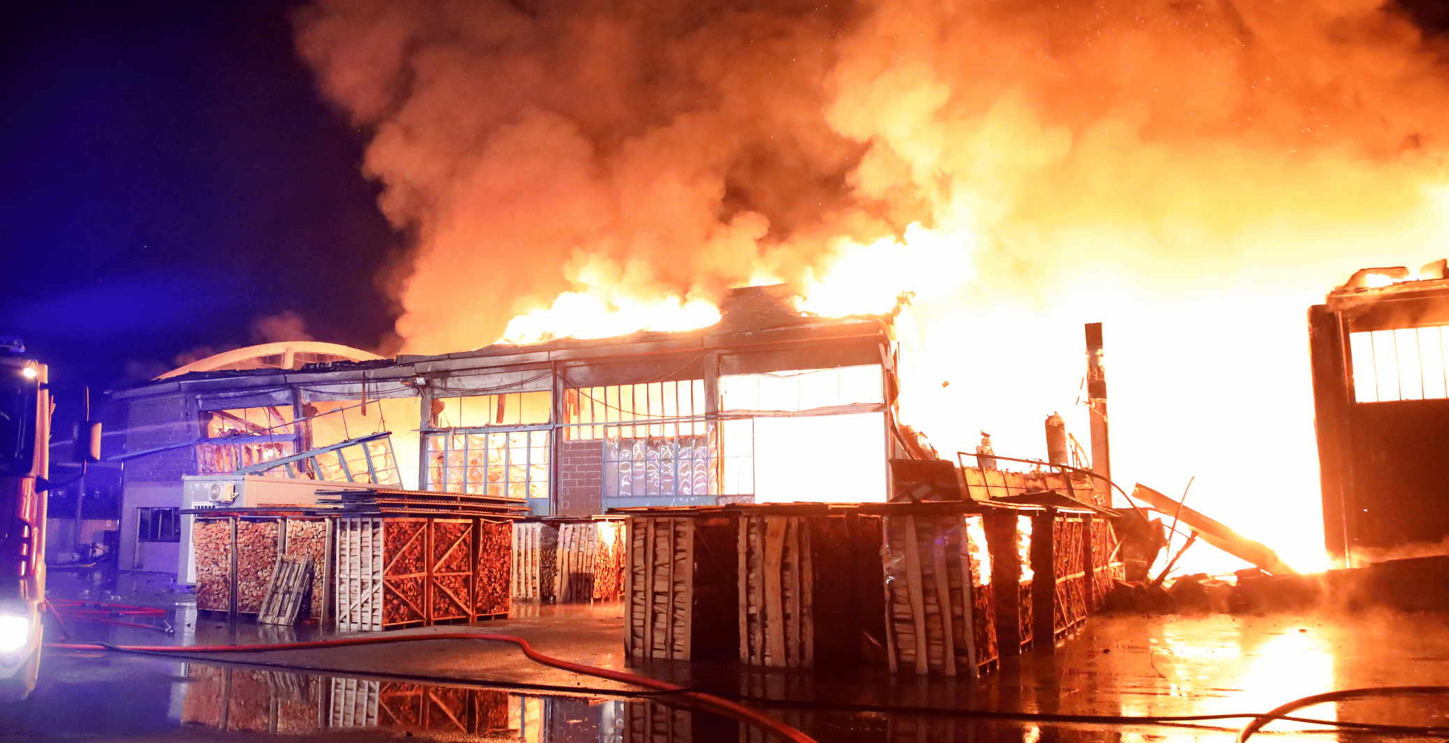Incendio industrial
